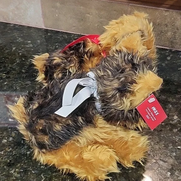 NWT VICTORIA'S SECRET 2003 LIMITED EDITION MAX & LUCY Twin Terrier Puppies PLUSH